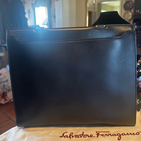 Salvatore Ferragamo Trifolio Top Handle Bag